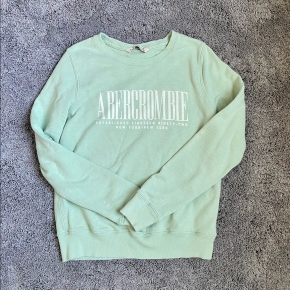 Abercrombie & Fitch Tops - Abercrombie Mint Green Crewneck